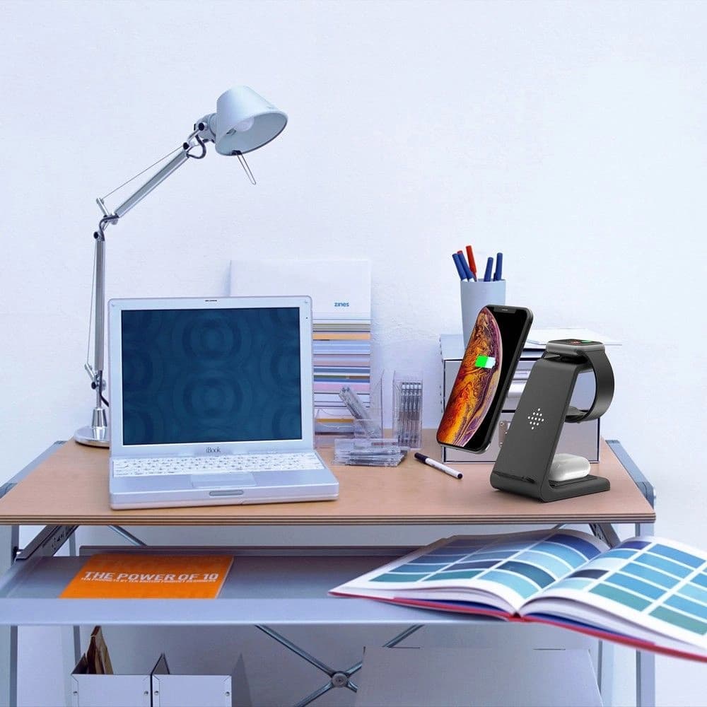 Tech-Protect A8 3in1 Wireless Charger White - 6