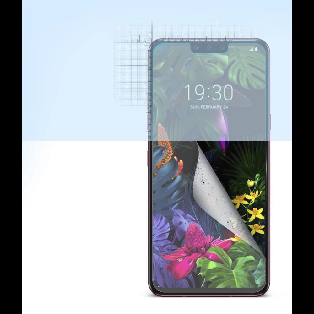 Folie Ringke Dual Easy Full Cover LG G8 ThinQ Hülle freundlich - 3