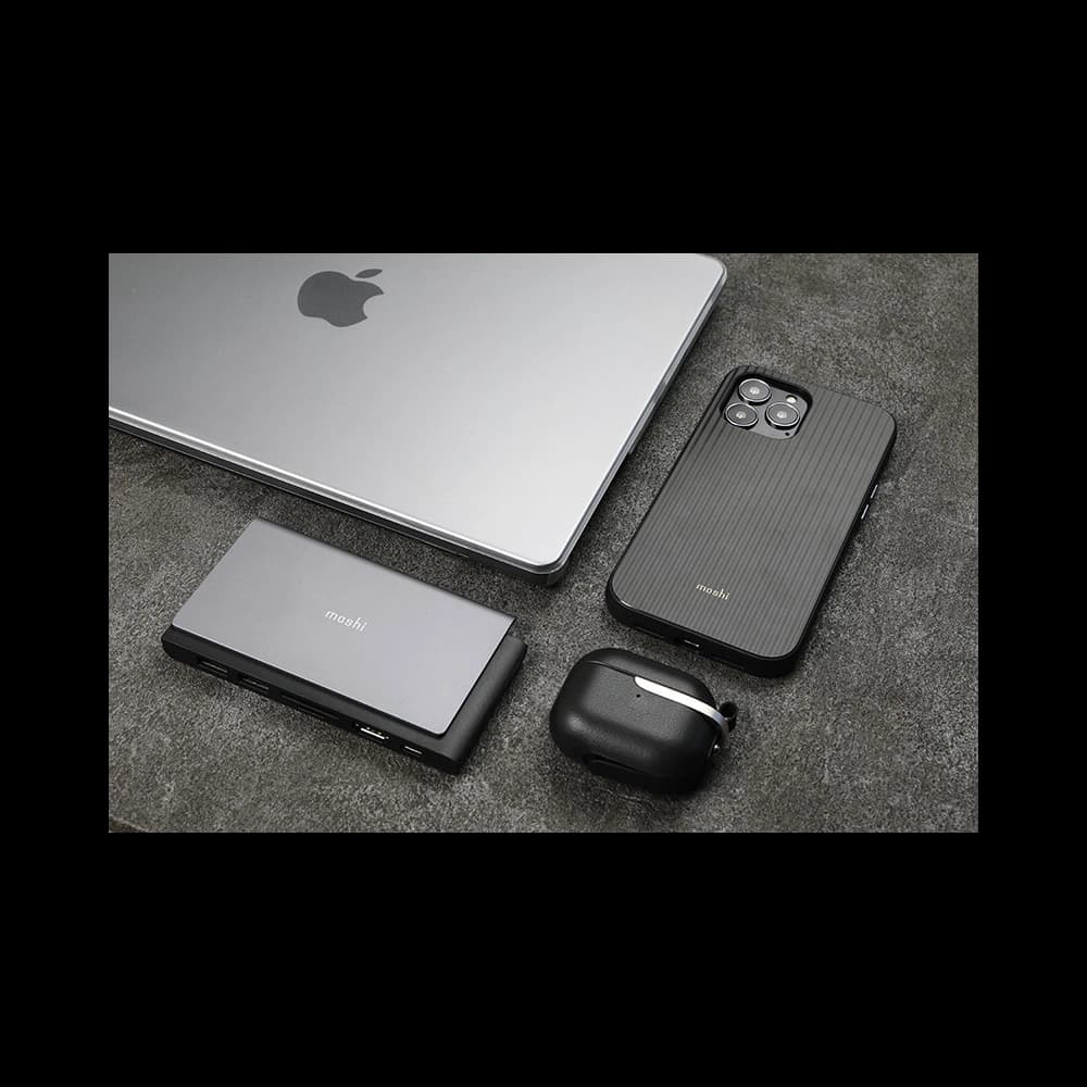 Etui Moshi iGlaze Hardshell Apple MacBook Pro 14" 2021-2025 (M1/M2/M3/M4/M5) (Stealth Clear) - 8