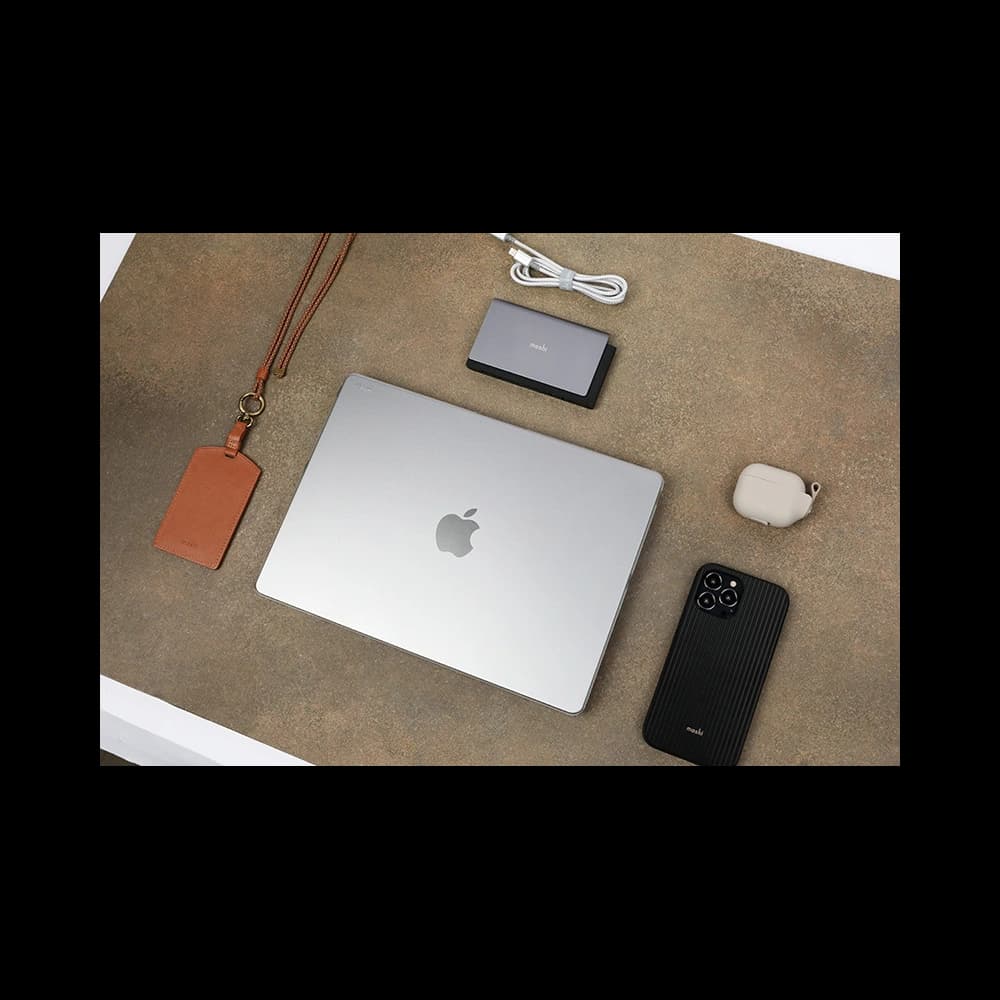 Etui Moshi iGlaze Hardshell Apple MacBook Pro 14" 2021-2025 (M1/M2/M3/M4/M5) (Stealth Clear) - 17