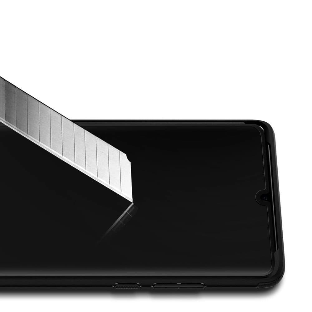 Gehärtetes Glas Spigen GLAS.tR Slim Huawei P30 Pro Full Cover Case Friendly - 3