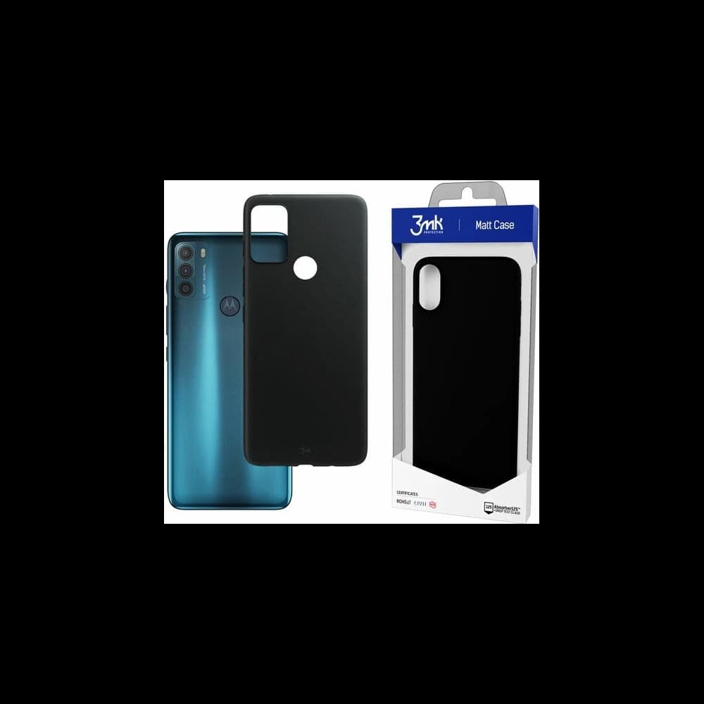 Etui 3MK Matt Case Motorola Moto G50 5G negru/black - 1