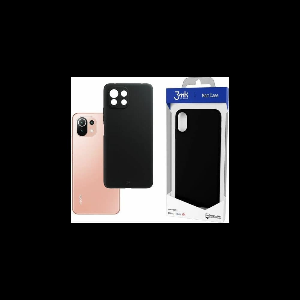 3MK Matt Case Xiaomi Mi 11 Lite 5G black - 1