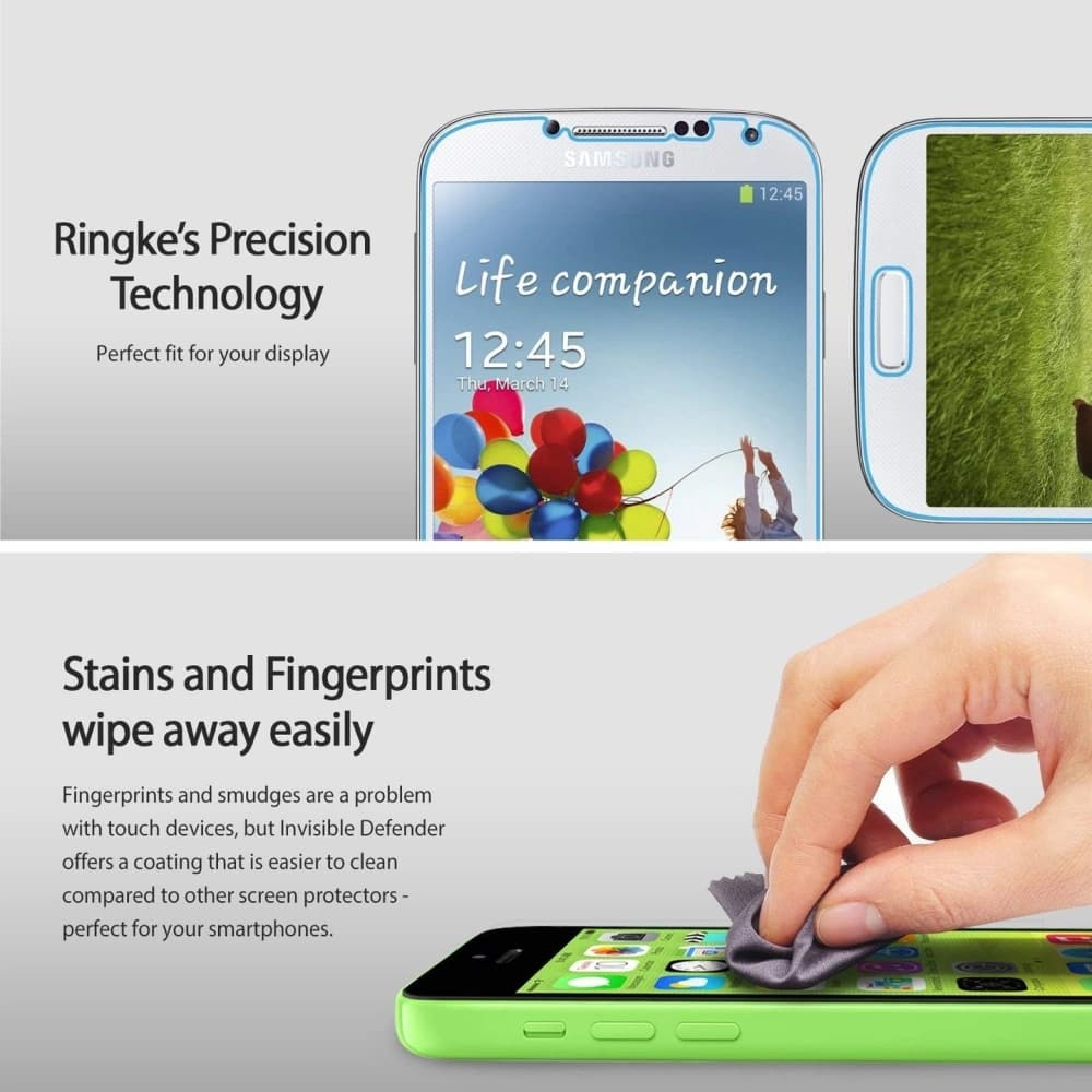 Folie Ringke Invisible Defender Sony Xperia Z3 Compact Vollabdeckung - 5