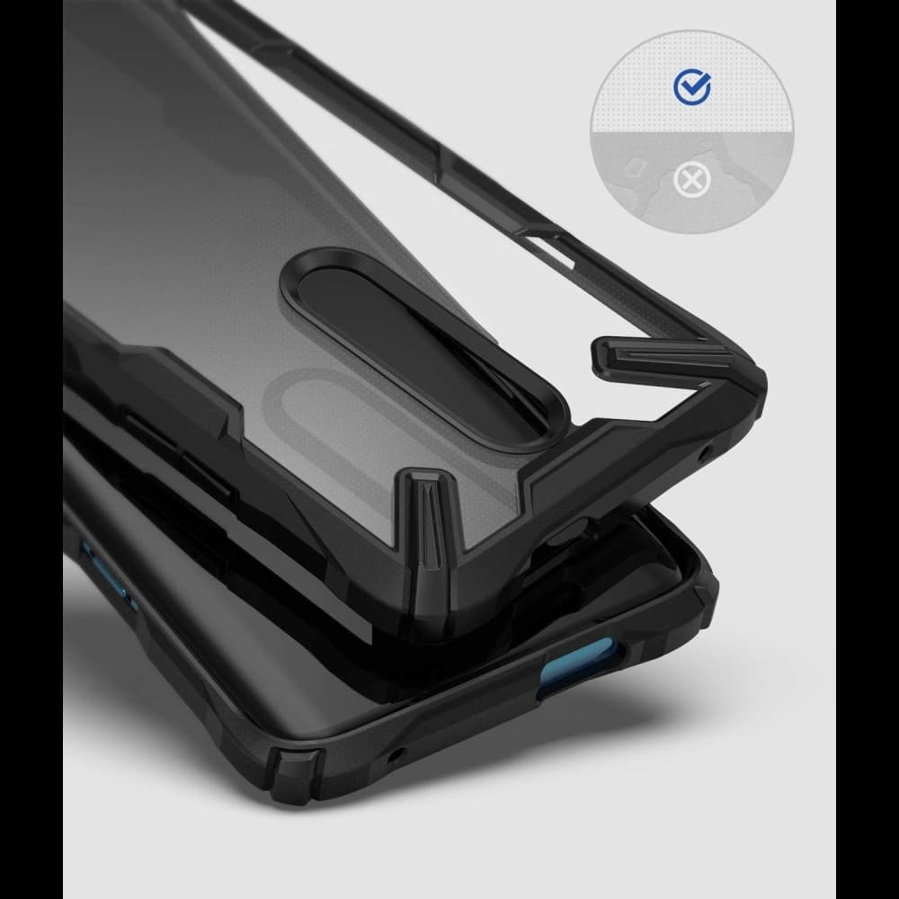 Etui Ringke Fusion-X OnePlus 7 Pro Black - 3