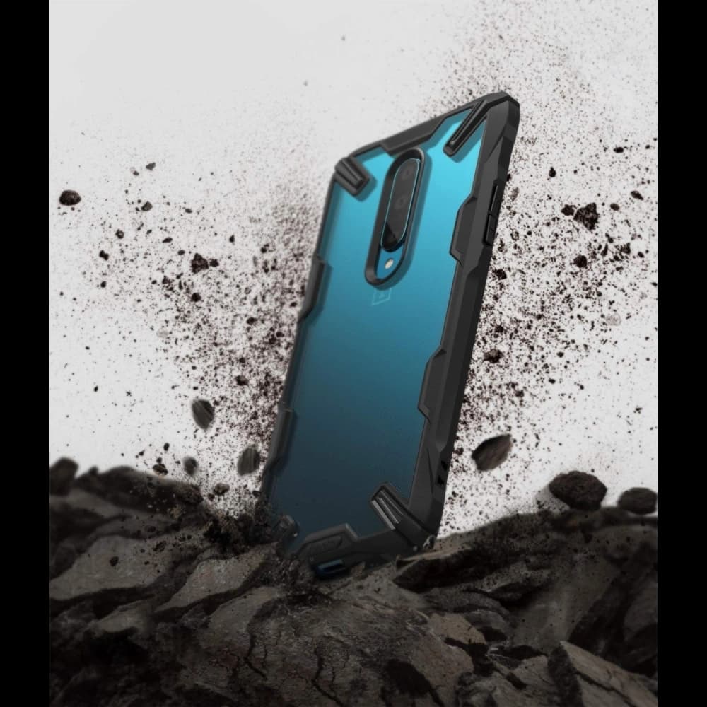 Etui Ringke Fusion-X OnePlus 7 Pro Black - 4