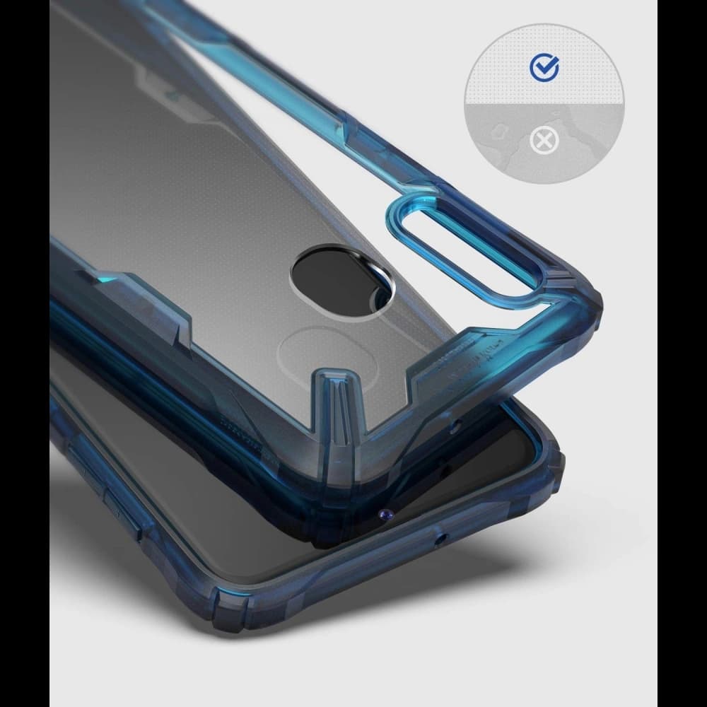 Case Ringke Fusion-X Samsung Galaxy A30 Space Blau - 3