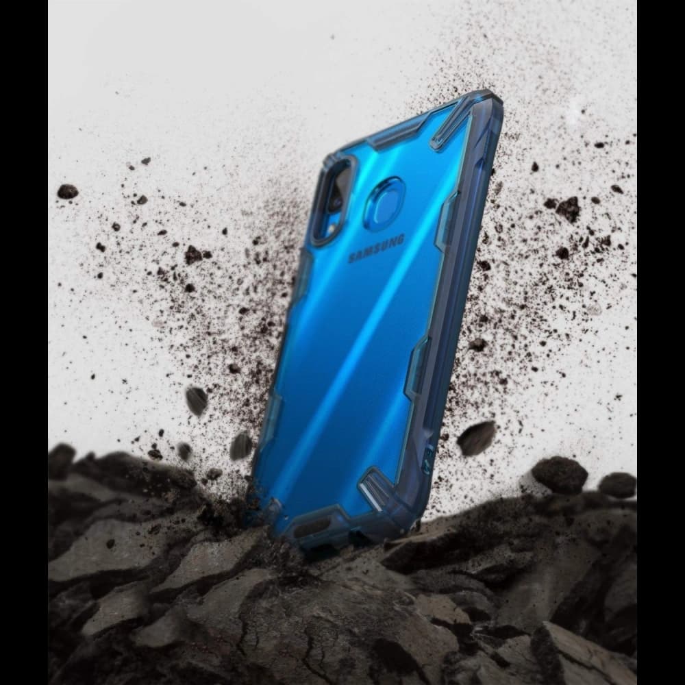 Case Ringke Fusion-X Samsung Galaxy A30 Space Blau - 4