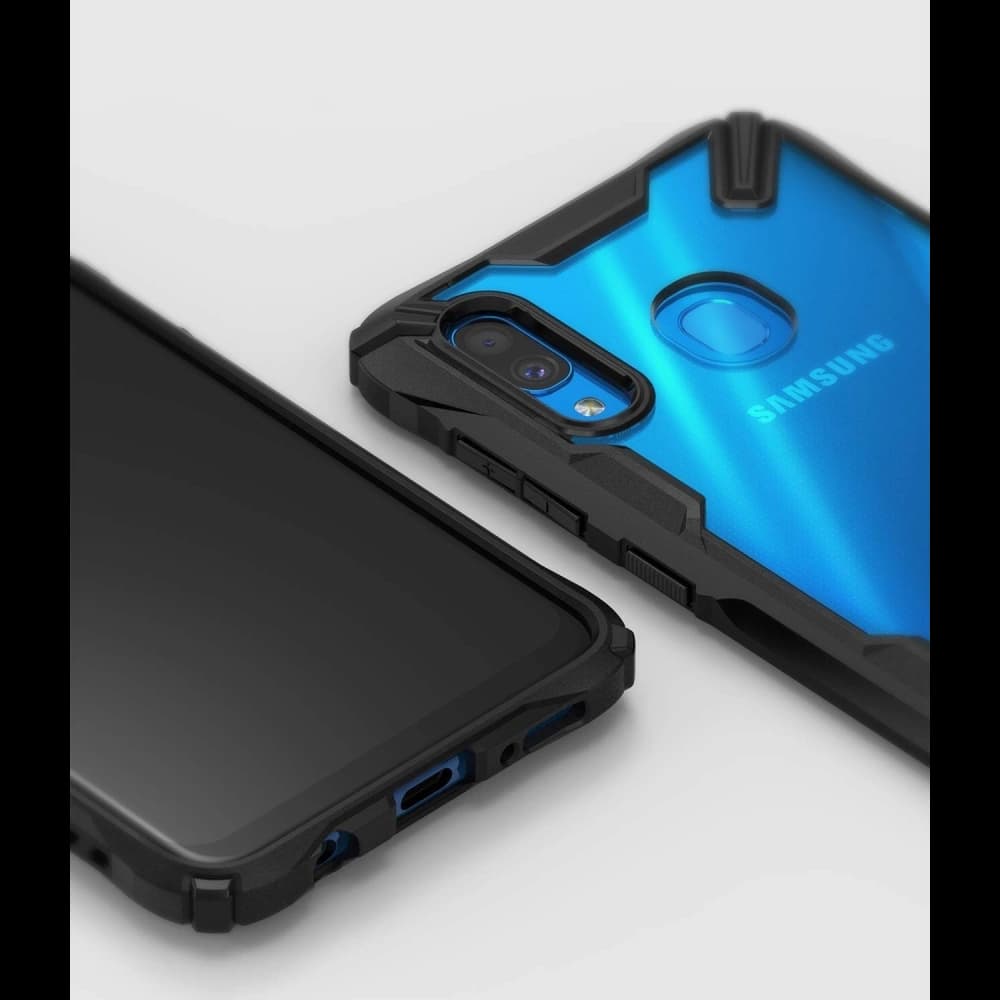 Case Ringke Fusion-X Samsung Galaxy A30 Schwarz - 6