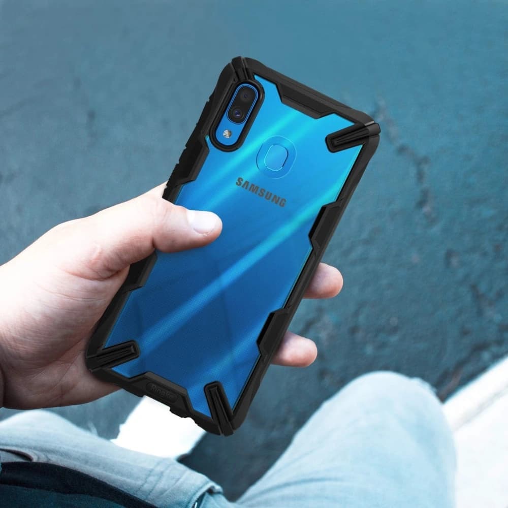 Case Ringke Fusion-X Samsung Galaxy A30 Schwarz - 7