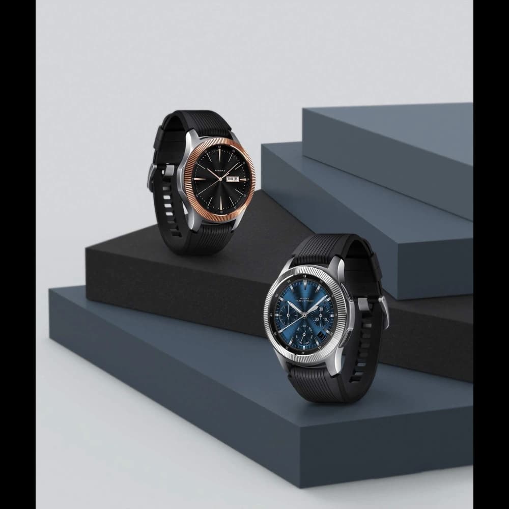 Ringke Bezel Ring Samsung Galaxy Gear S3/Watch 46mm Stainless Steel Silver GW-46-12 - 2