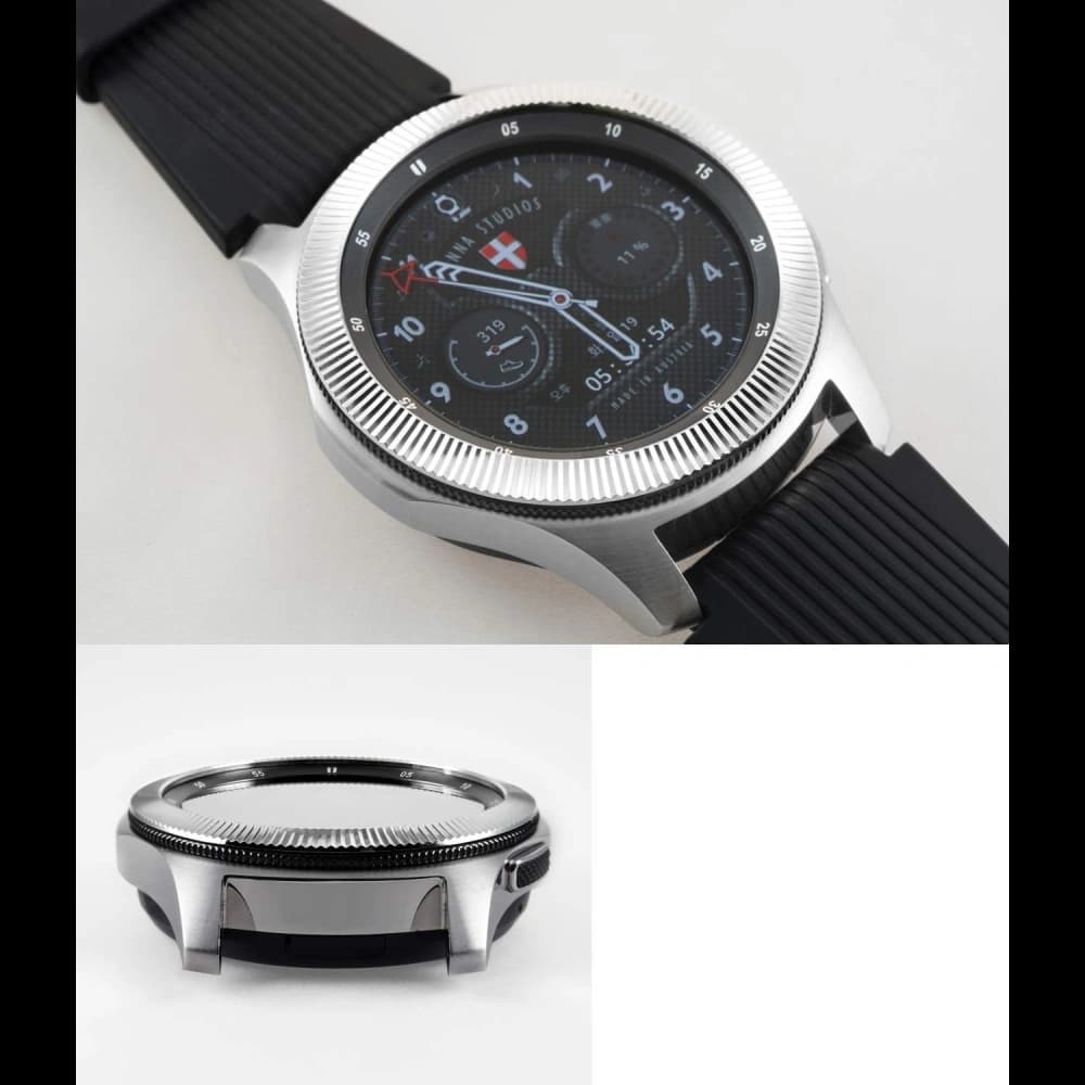 Ringke Bezel Ring Samsung Galaxy Gear S3/Watch 46mm Stainless Steel Silver GW-46-12 - 4