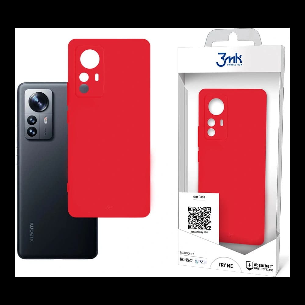 Etui 3MK Matt Case Xiaomi 12 Pro eper/strawberry - 1