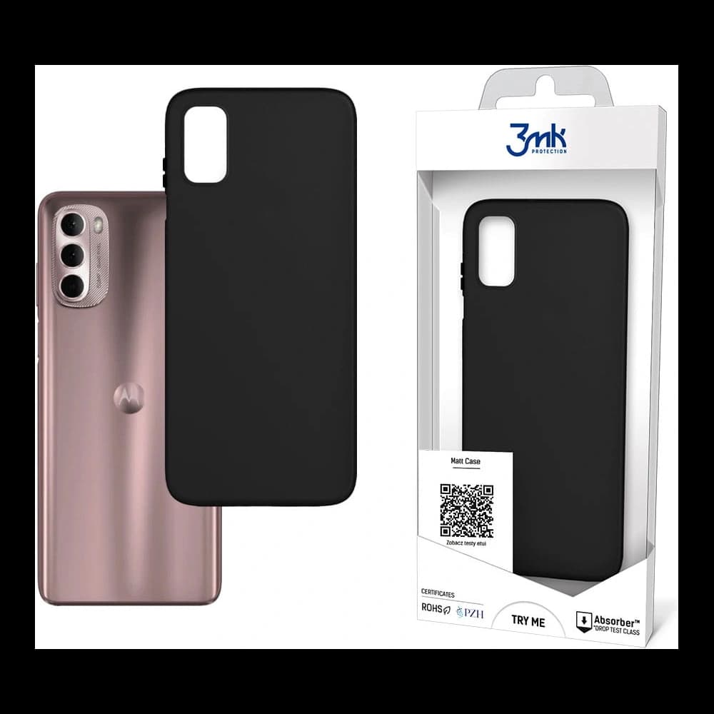 Etui 3MK Matt Case Motorola Moto G Stylus 2022 negru/black - 1
