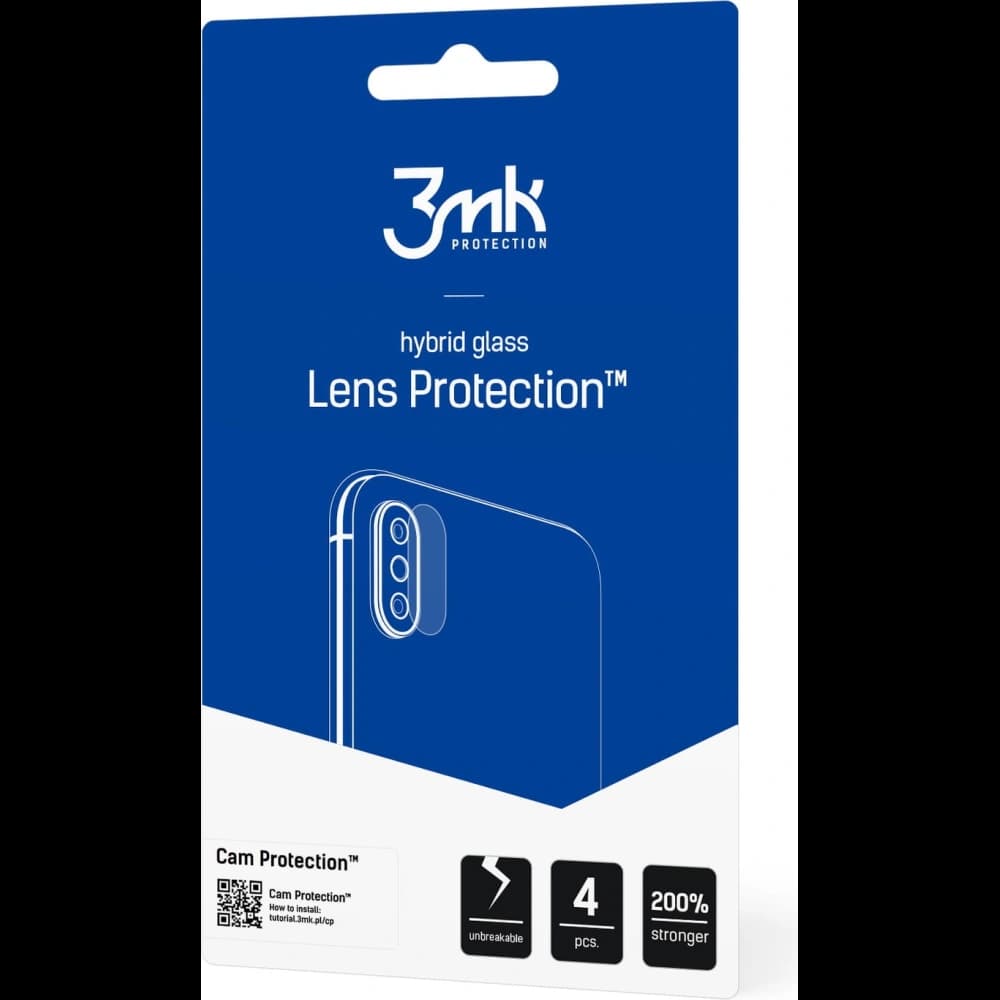 Hybrides Glas für das Kameraobjektiv 3MK Lens Protection Samsung Galaxy M13 LTE [4 PACK] - 1