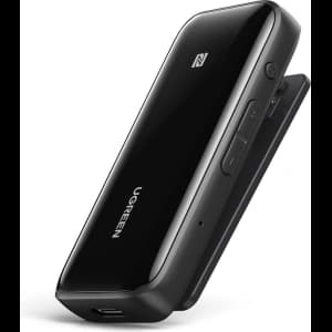 UGREEN CM402 Bluetooth 5.0 audio receiver aptX HD DAC SBC 3.5mm mini headphone jack sound card black