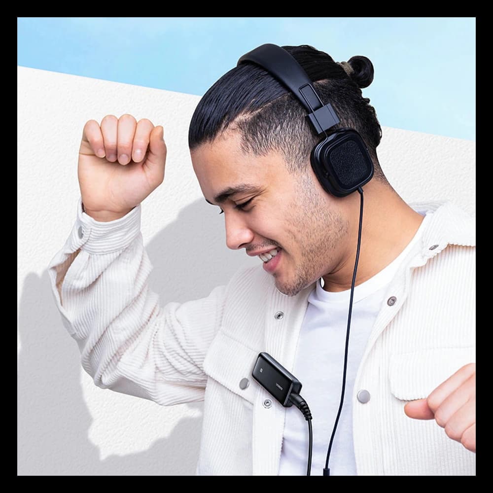 UGREEN CM402 Bluetooth 5.0 audio receiver aptX HD DAC SBC 3.5mm mini headphone jack sound card black - 11