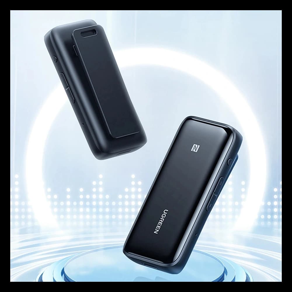 UGREEN CM402 Bluetooth 5.0 audio receiver aptX HD DAC SBC 3.5mm mini headphone jack sound card black - 12