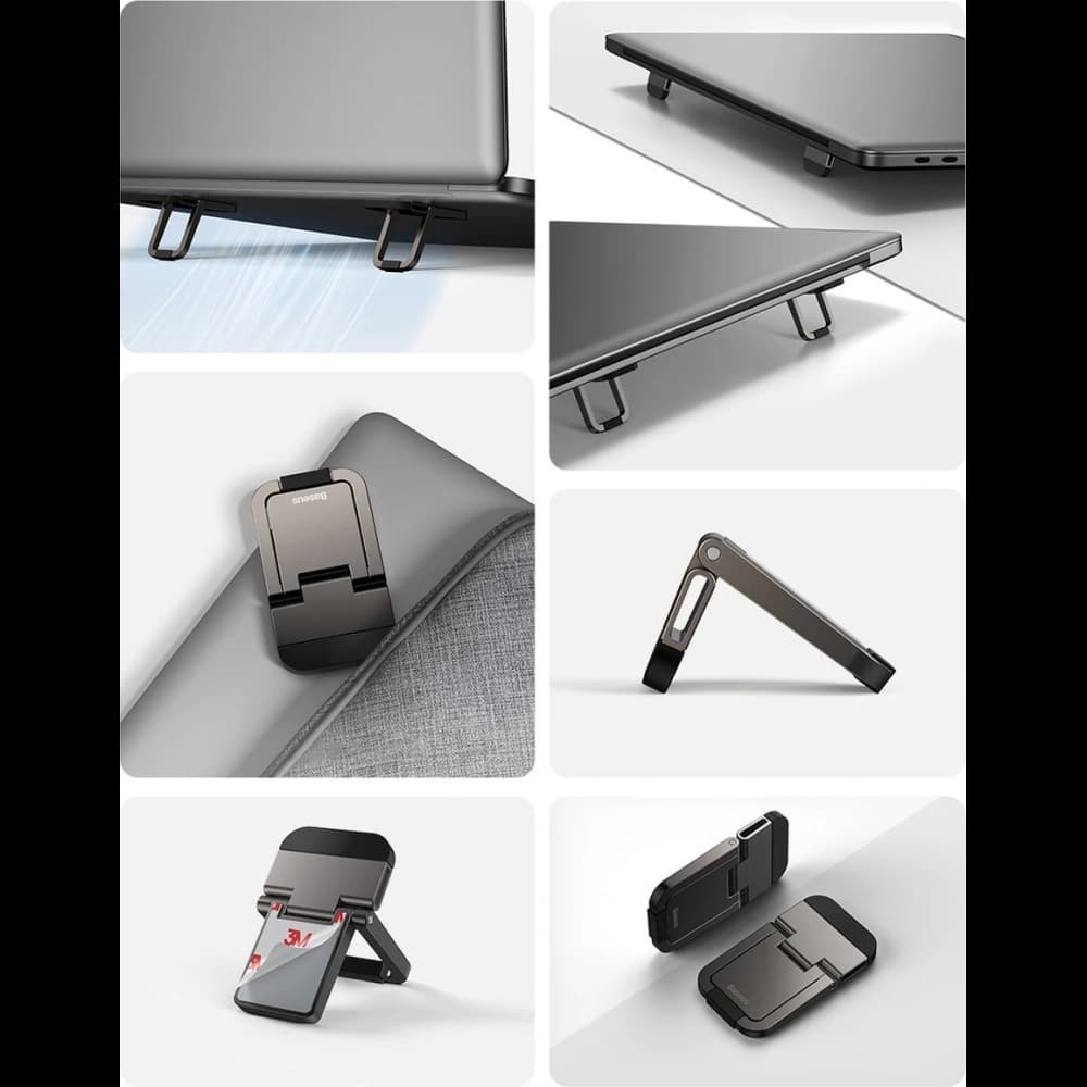 Podložky pod laptop Baseus stříbrné [2 PACK] - 14