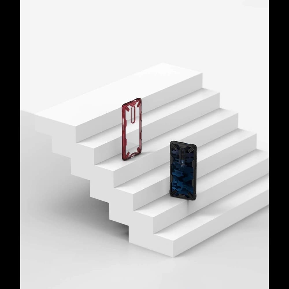 Case Ringke Fusion-X Design OnePlus 7 Pro Camo (Moro) Schwarz - 8