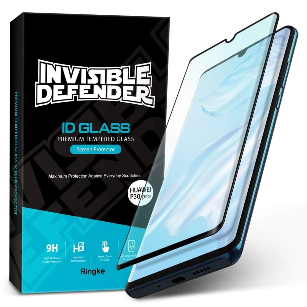 Ringke ID Glass 3D Full Cover Full Glue Huawei P30 Pro - 1