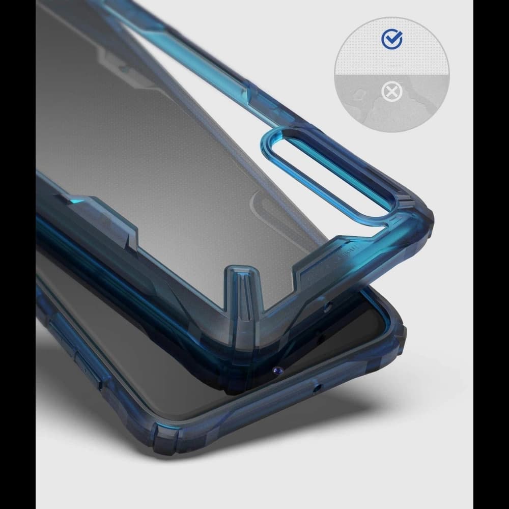 Case Ringke Fusion-X Samsung Galaxy A70 Space Blue - 2