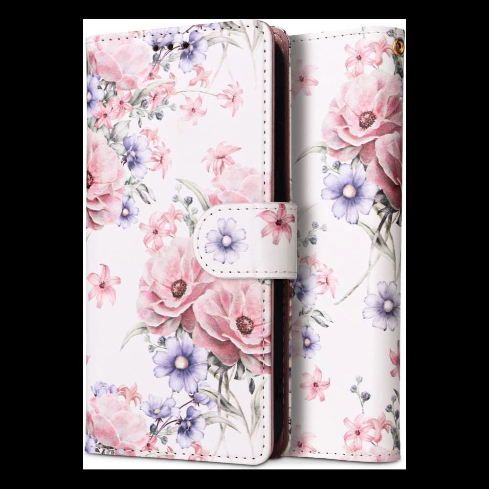 Case Tech-Protect Wallet Samsung Galaxy M13 Blossom Flower - 1