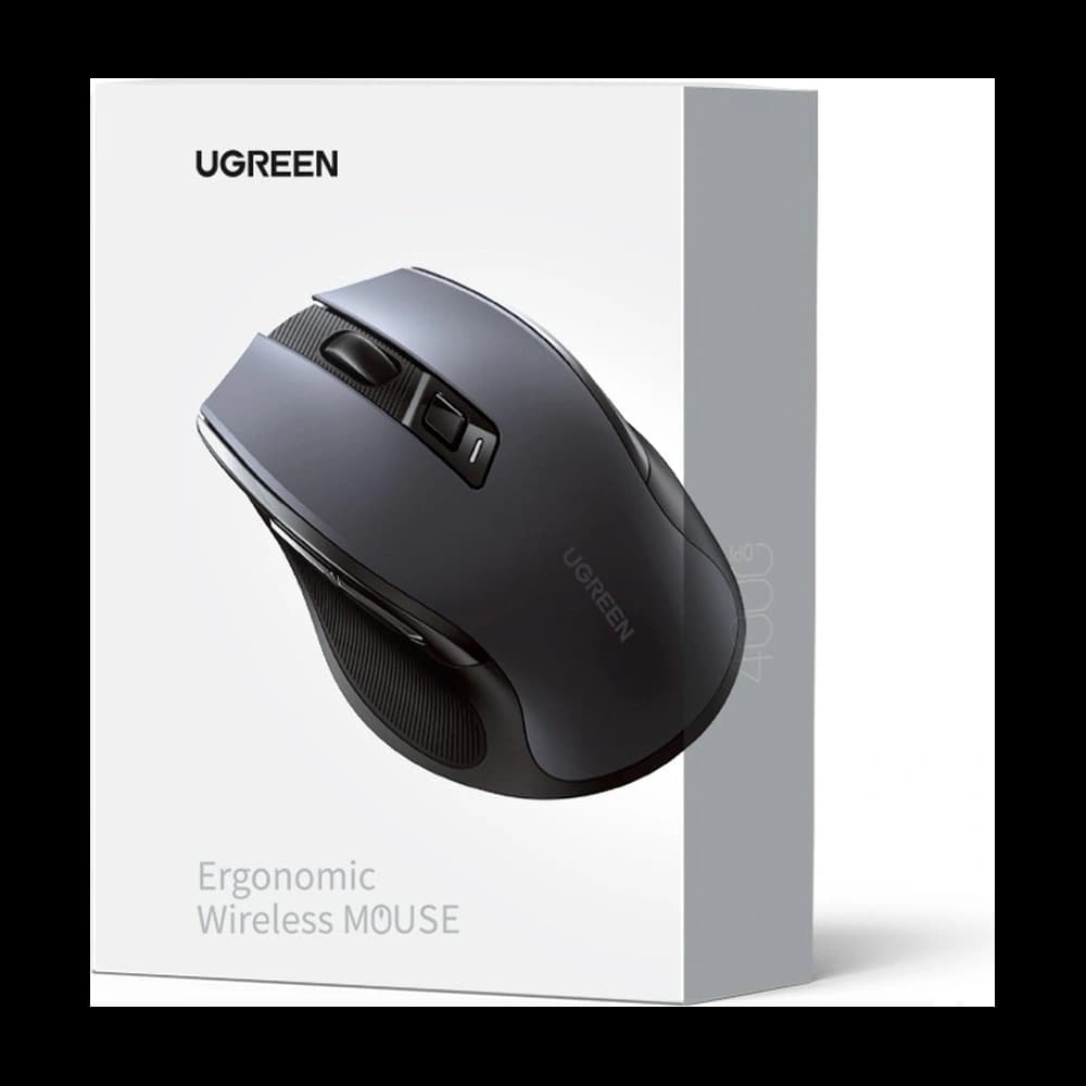 UGREEN MU006 USB optical wireless mouse 2.4GHz 4000DPI black - 5