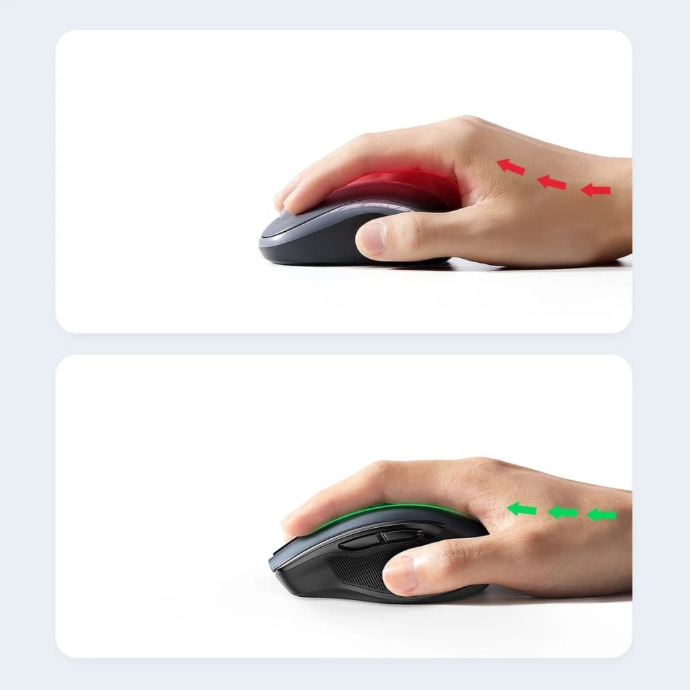 UGREEN MU006 USB optical wireless mouse 2.4GHz 4000DPI black - 6