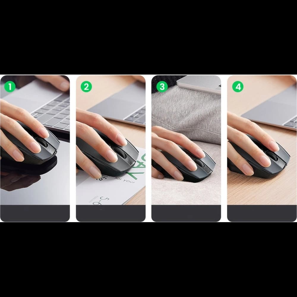 UGREEN MU006 USB optical wireless mouse 2.4GHz 4000DPI black - 17