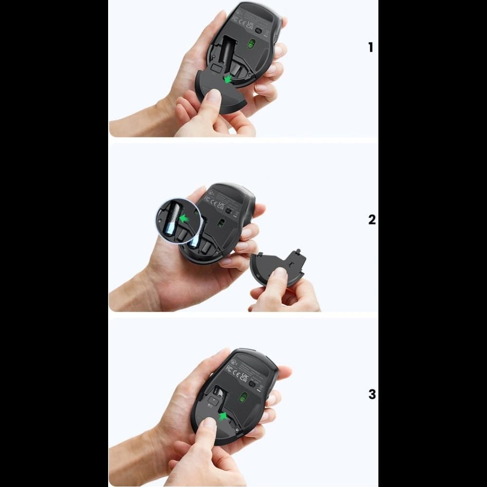 UGREEN MU006 USB optical wireless mouse 2.4GHz 4000DPI black - 18