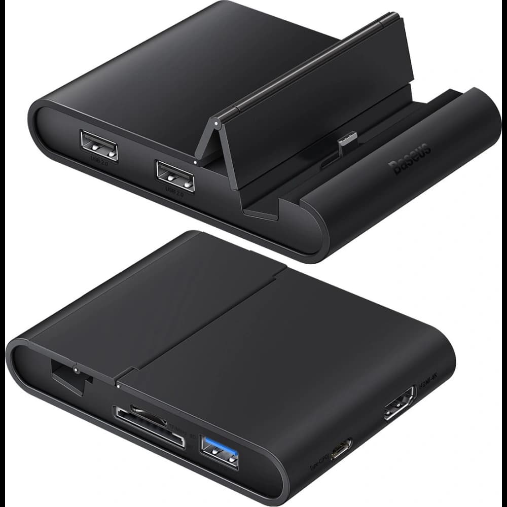 Dockingstation Baseus Mate USB-C HUB schwarz - 6