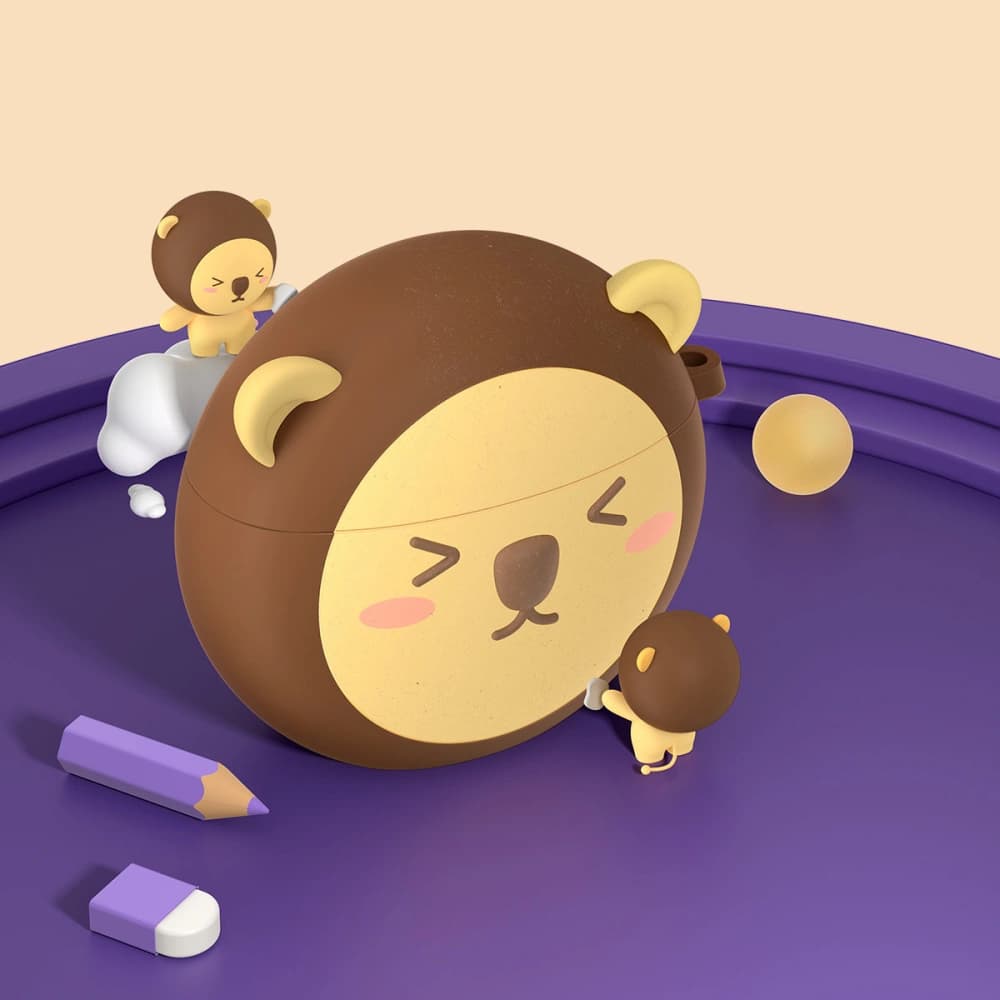 Baseus silicone case for Bowie E3 headphones brown - 9