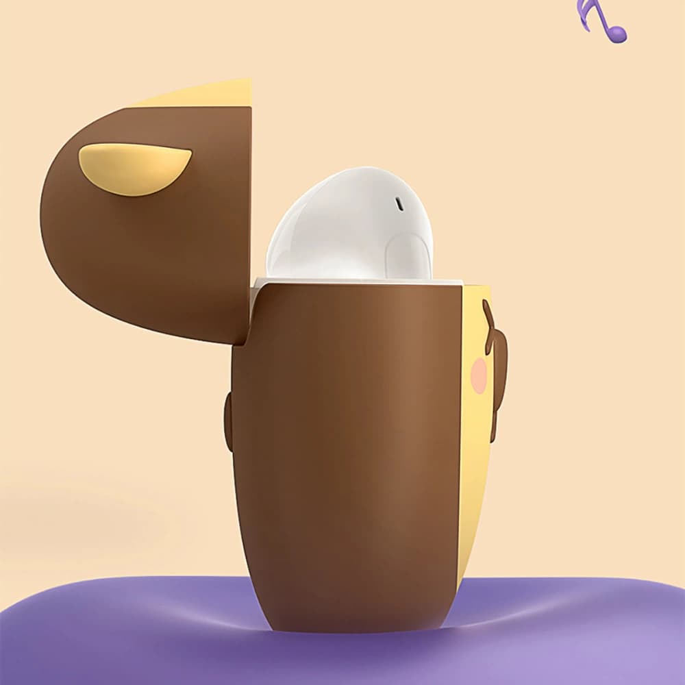 Baseus silicone case for Bowie E3 headphones brown - 11