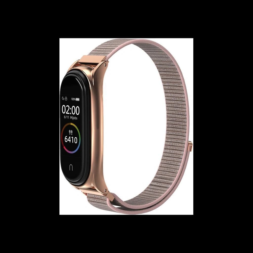 Tech-Protect Nylon Xiaomi Mi Band 7 Rose Gold - 3