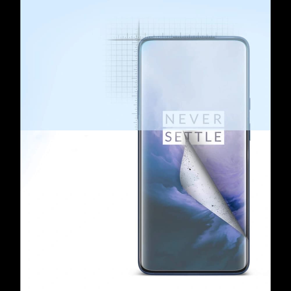 Folia Ringke Dual Easy Full Cover OnePlus 7 Pro/7T Pro Case Friendly - 3