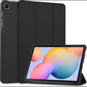 Hülle Tech-Protect Smartcase 2 Samsung Galaxy Tab S6 Lite 10.4 2022/2020 Schwarz