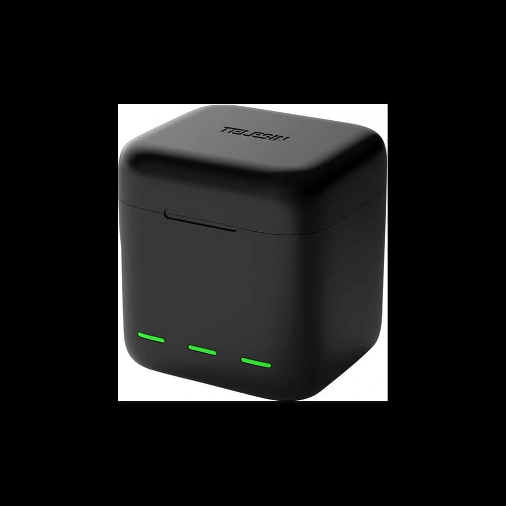 Telesin 3-slot charger Box for GoPro Hero 9 / Hero 10 + 2 batteries (GP-BNC-901-B) - 4