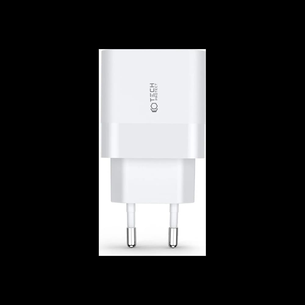 Tech-Protect C30W 2-port Network Charger PD 30W QC 3.0 White - 2