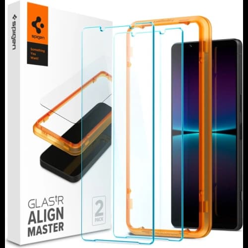 Gehärtetes Glas Spigen GLAS.tR Slim AlignMaster Sony Xperia 1 IV [2 PACK]