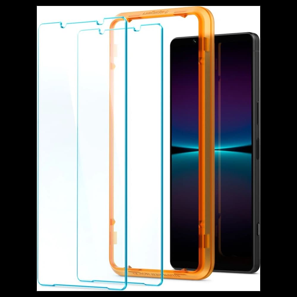 Gehärtetes Glas Spigen GLAS.tR Slim AlignMaster Sony Xperia 1 IV [2 PACK] - 2