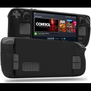 Etui Tech-Protect TPUCarbon Valve Steam Deck LCD / OLED Black