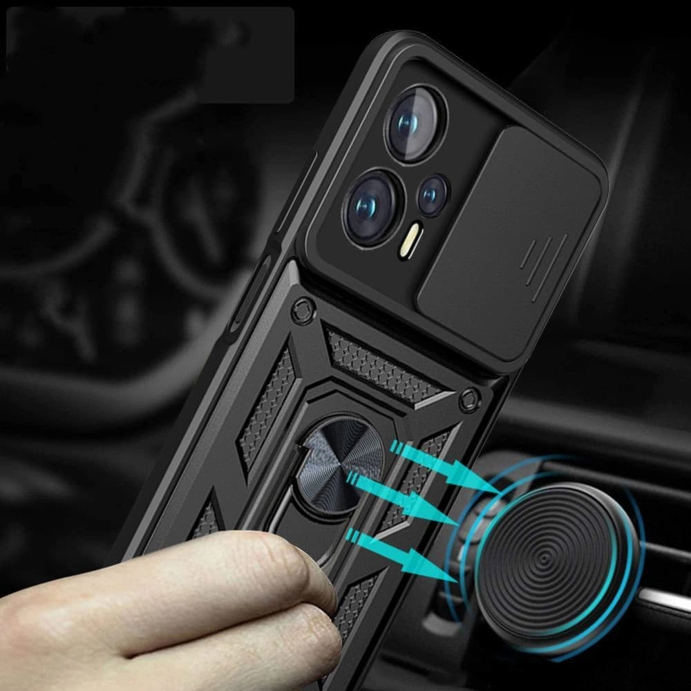 Hülle Tech-Protect CamShield Pro POCO M4 Pro LTE Schwarz - 6