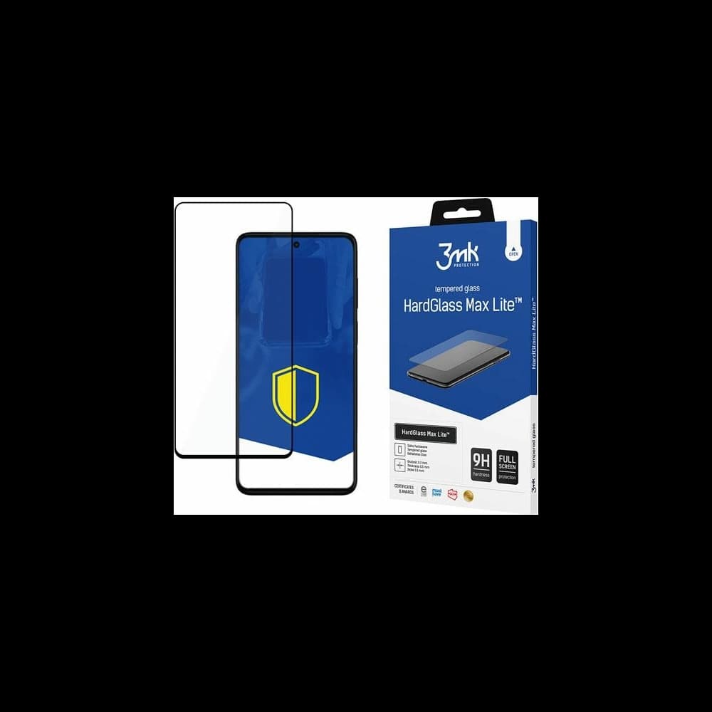 Gehärtetes Glas 3MK HardGlass Max Lite Motorola Moto G42 schwarz - 1