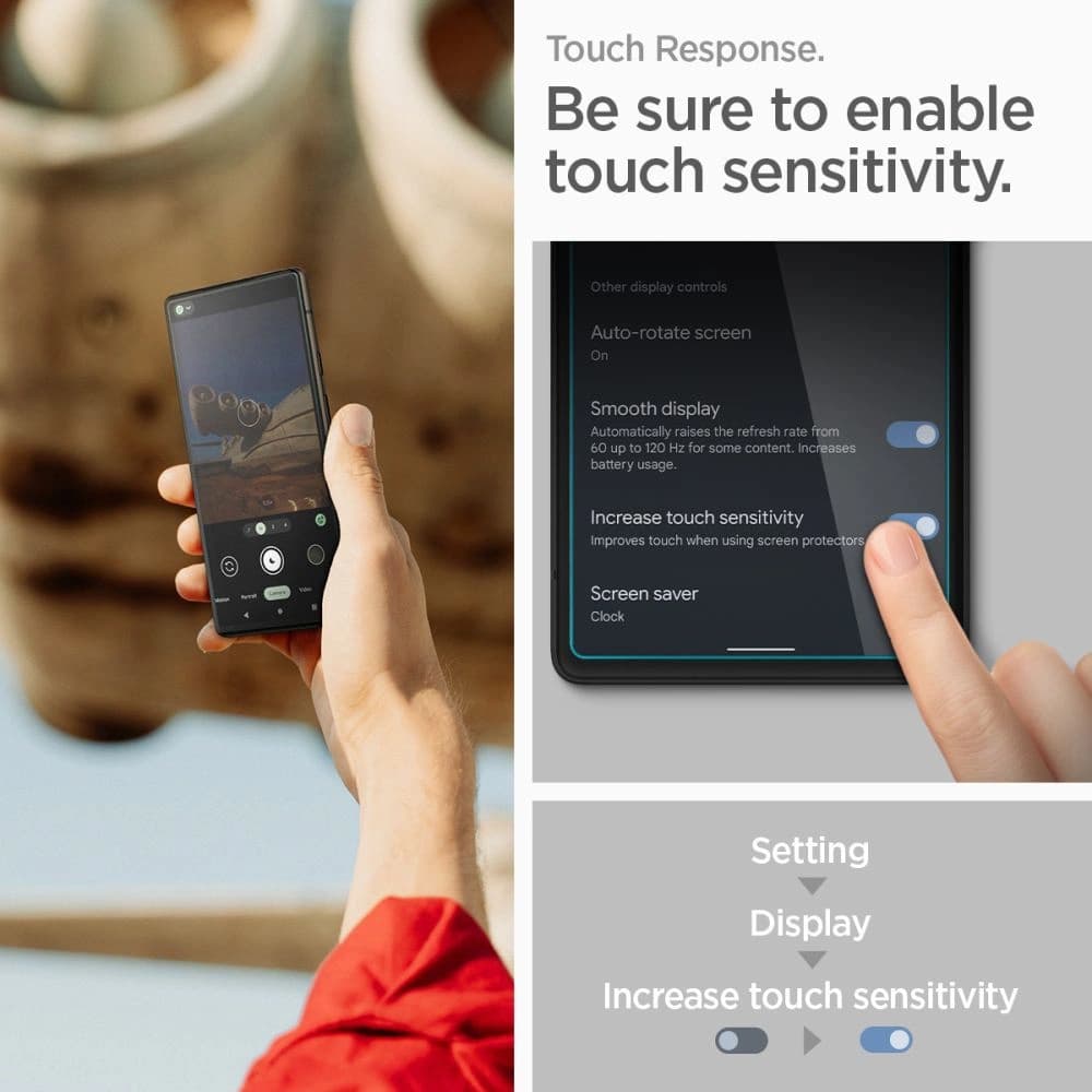 Spigen GLAS.tR Slim AlignMaster Google Pixel 6a [2 PACK] - 9