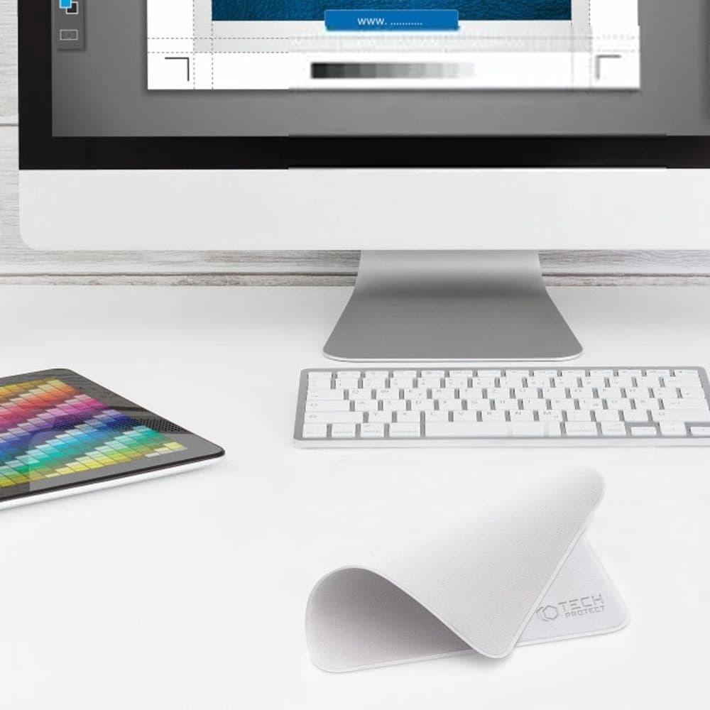 Șervețel pentru ecrane Tech-Protect Polishing Cloth Grey [2 PACK] - 4