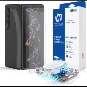 Tvrzené sklo s UV lepidlem Whitestone Dome Glass Samsung Galaxy Z Fold 4 [2 PACK]