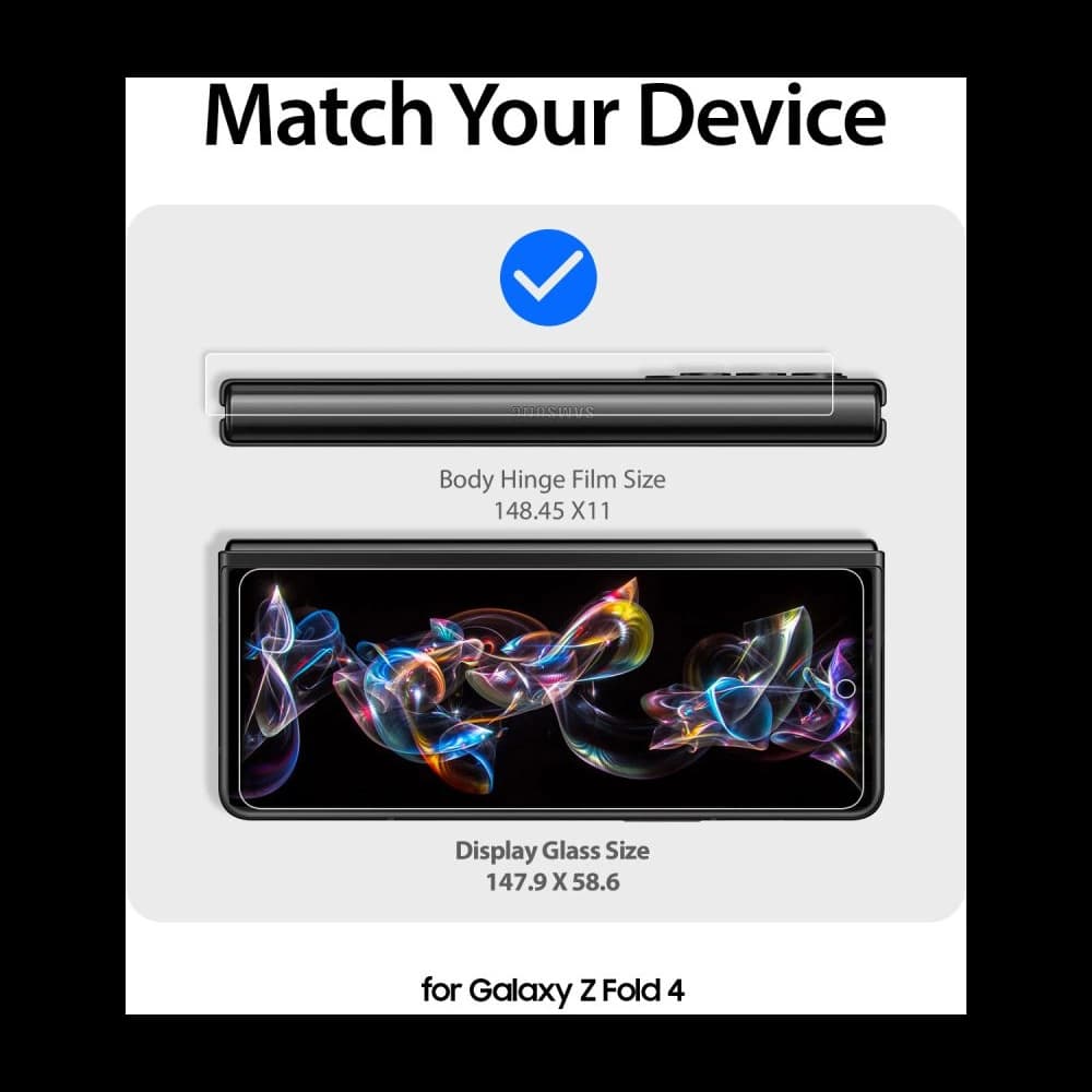 Tvrzené sklo s UV lepidlem Whitestone Dome Glass Samsung Galaxy Z Fold 4 [2 PACK] - 7