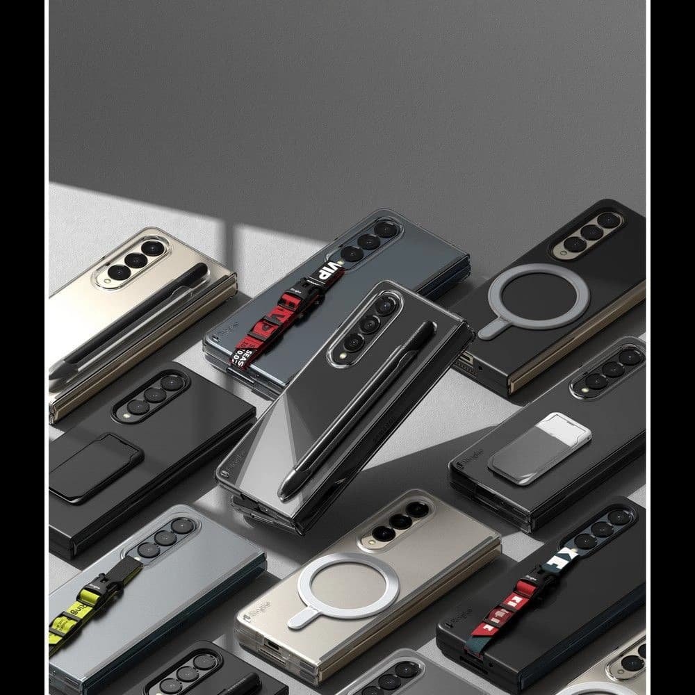 Etui Ringke Slim Samsung Galaxy Z Fold 4 Matně Čiré - 13