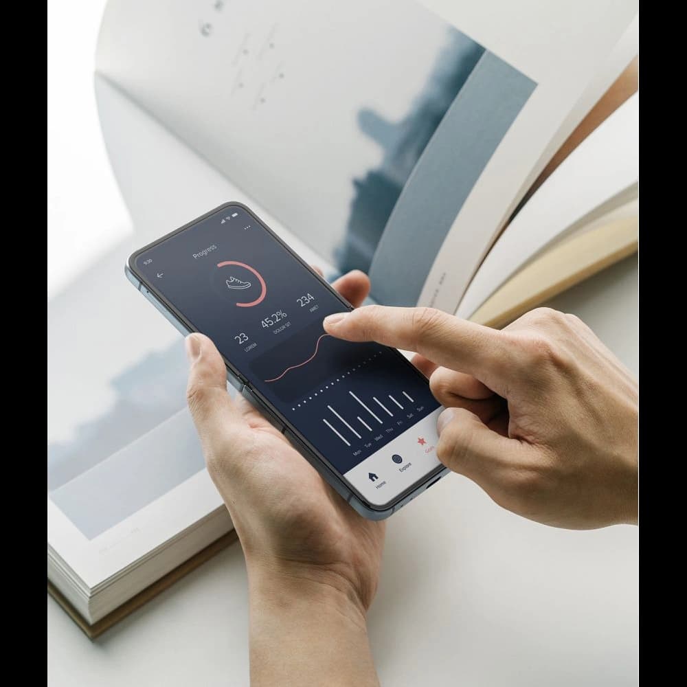 Hydrogel-Folie Ringke Dual Easy Samsung Galaxy Z Flip 4 [2 PACK] - 12